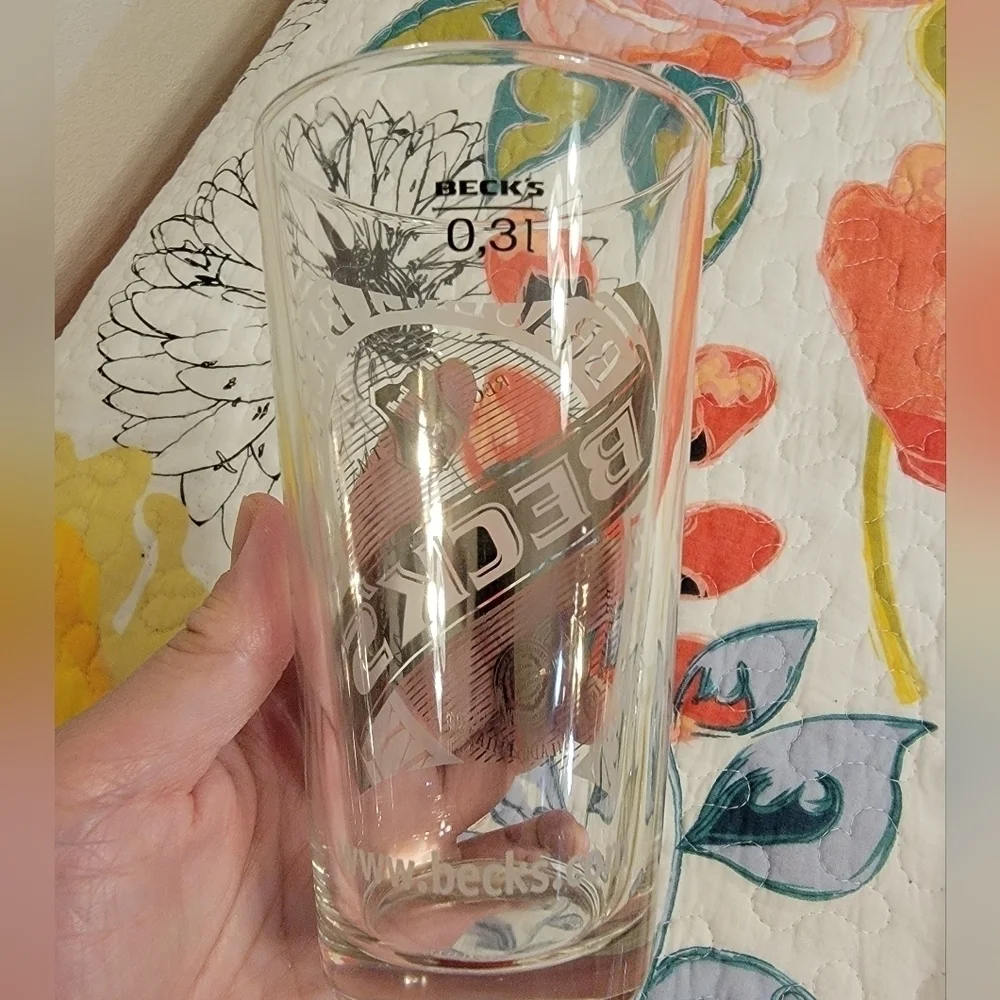 Beck's Beer Glasses (4 pcs) - Picture 5 of 5